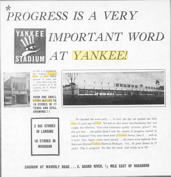 Yankee Stores - Waverly At Saginaw Location (newer photo)